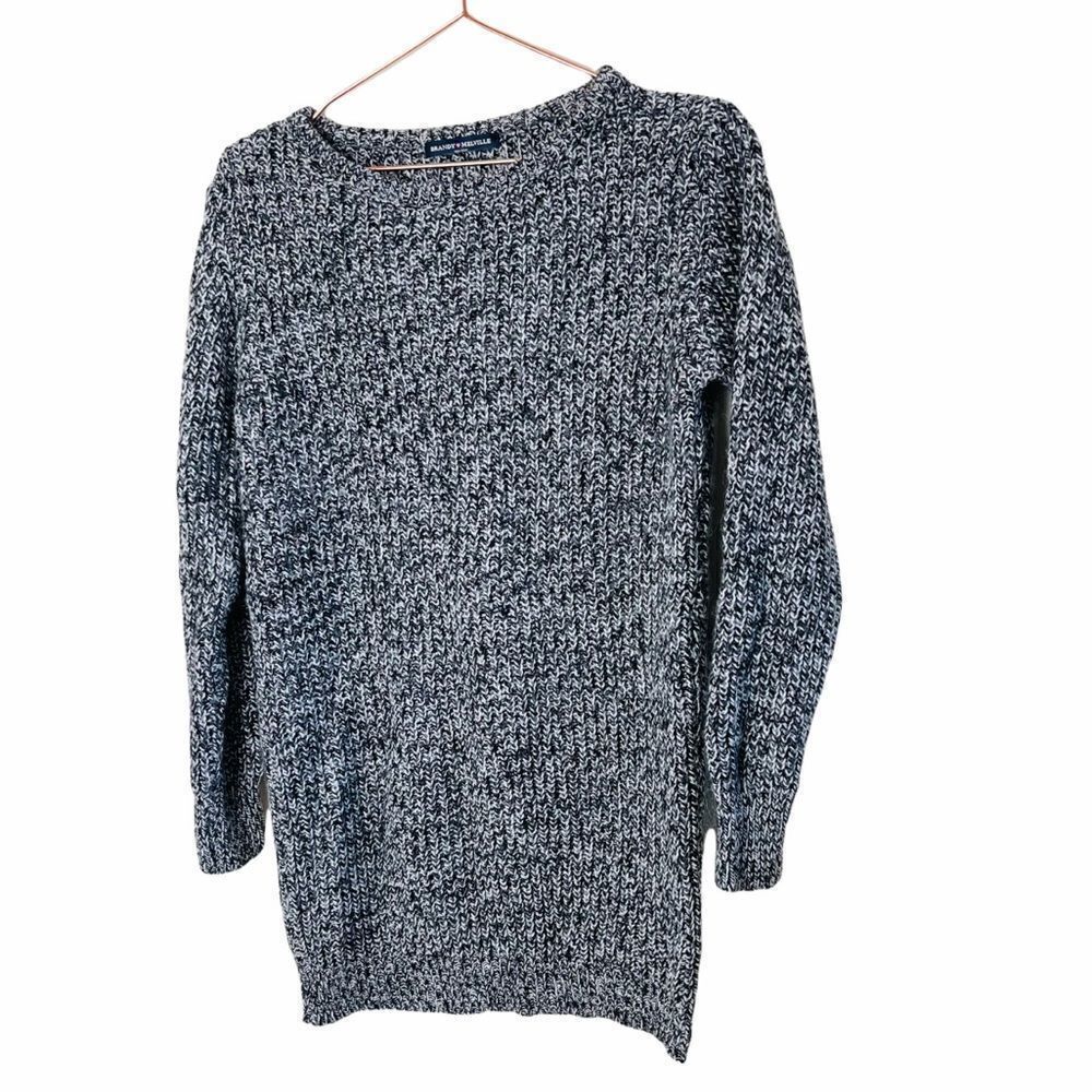 EUC Brandy Melville Blue Knit Long Sweater Dress Small